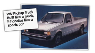 Enjoy This Nice Dose of Hyperbole from these 1980s Volkswagen Pickup Ads